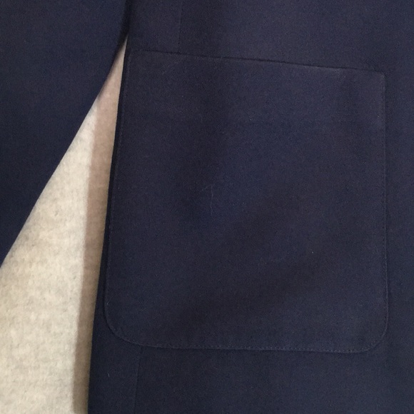 KORET Navy Blue Gold Trim Wrinkle Resistant Fully Lined Like New Career Blazer - Picture 10 of 16